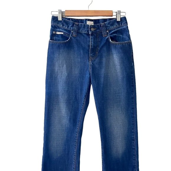 Original Calvin Klein Denim  Straight Bootcut Jeans Womens 29 x 29 Medium Wash - Picture 3 of 12